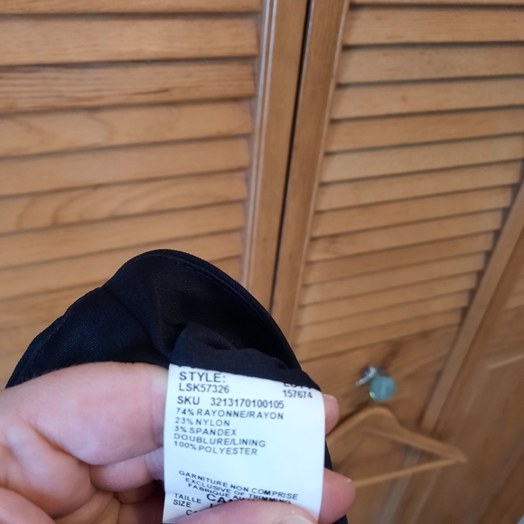 Le Château Black Pencil Skirt - Picture 4 of 5